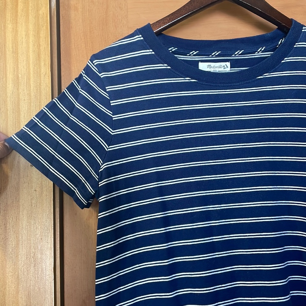 Madewell Striped T-Shirt Dress
